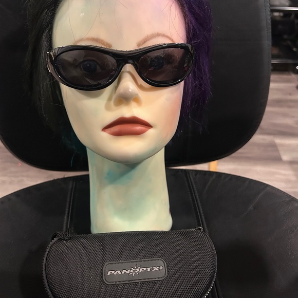 Panoptx Black Sunglasses for bike or motorcycles rides unisex